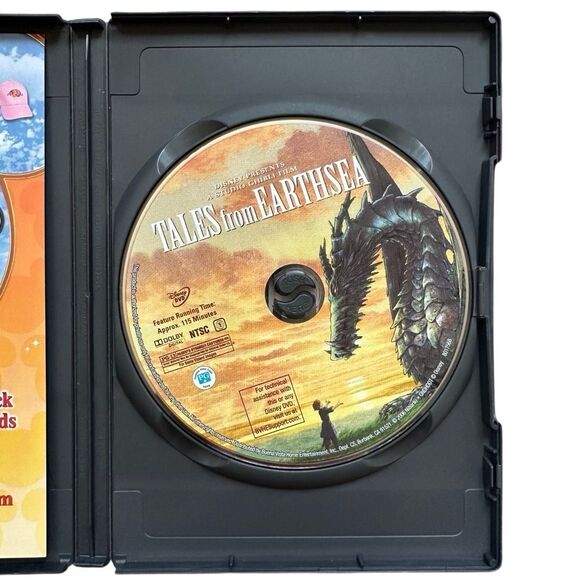 Studio Ghibli Tales from Earthsea DVD Disney Anime Fantasy Movie Excellent - Picture 6 of 6